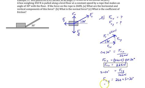 a rope is used to pull a metal box a distance of 15.0m across the 